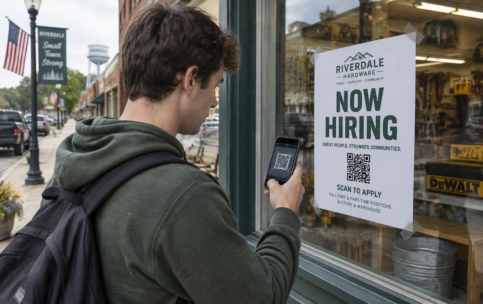 The Humble Window Poster Is Still a Great Hiring Tool